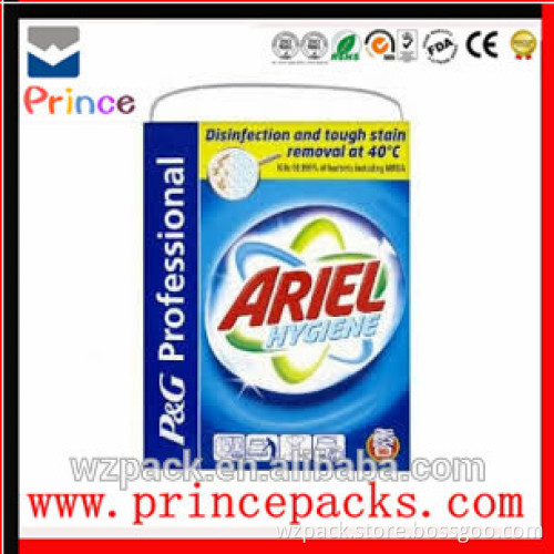 custom plastic bag for laundry detergent soap powder packaging